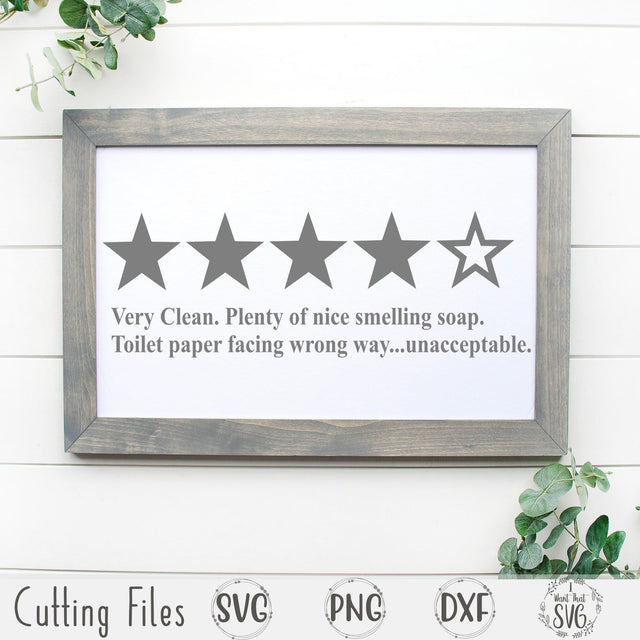 Bathroom Review SVG I Want That SVG 