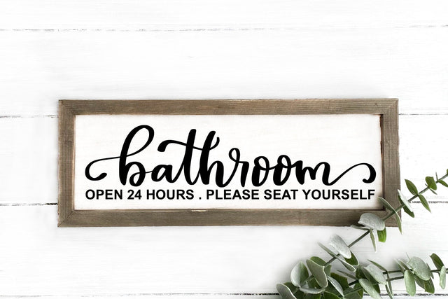 Bathroom Sign SVG Cut File SVG dapiyupi store 