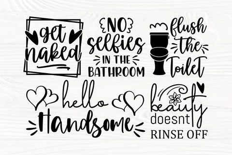 Bathroom SVG | Bathroom signs | Bathroom svg bundle | Funny bathroom svg | Bathroom clipart | Bathroom cut files for cricut and silhouette SVG TonisArtStudio 