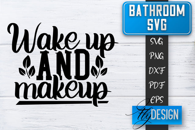 Bathroom SVG | Bathroom Signs | Funny Sayings SVG | Bathroom rules | Cut Files SVG Fly Design 