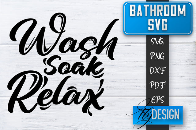 Bathroom SVG | Bathroom Signs | Funny Sayings SVG | Bathroom rules | Cut Files SVG Fly Design 