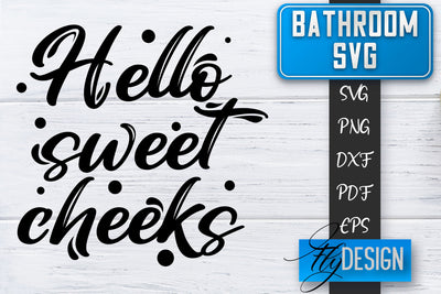Bathroom SVG | Bathroom Signs | Funny Sayings SVG | Bathroom rules | Cut Files SVG Fly Design 