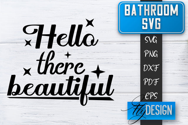 Bathroom SVG | Bathroom Signs | Funny Sayings SVG | Bathroom rules | Cut Files SVG Fly Design 
