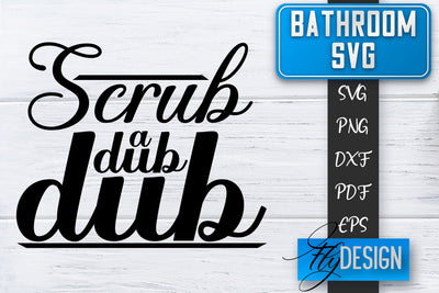 Bathroom SVG | Bathroom Signs | Funny Sayings SVG | Bathroom rules | Cut Files SVG Fly Design 