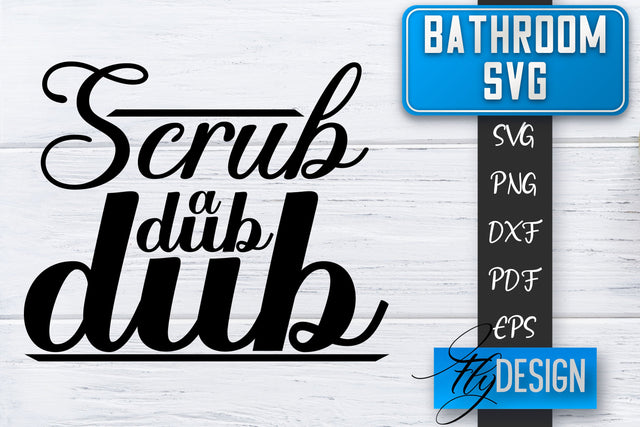 Bathroom SVG | Bathroom Signs | Funny Sayings SVG | Bathroom rules | Cut Files SVG Fly Design 