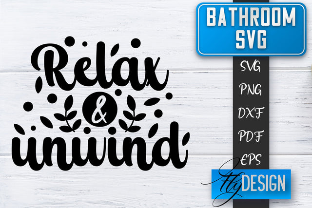 Bathroom SVG | Bathroom Signs | Funny Sayings SVG | Bathroom rules | Cut Files SVG Fly Design 