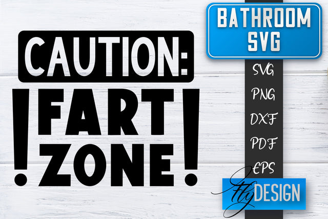 Bathroom SVG | Bathroom Signs | Funny Sayings SVG | Bathroom rules | Cut Files SVG Fly Design 