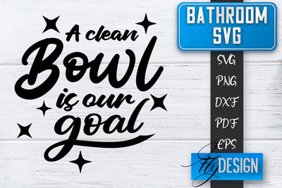 Bathroom SVG | Bathroom Signs | Funny Sayings SVG | Bathroom rules | Cut Files SVG Fly Design 