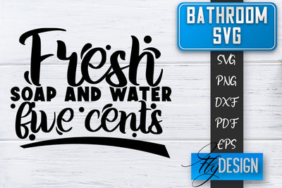 Bathroom SVG | Bathroom Signs | Funny Sayings SVG | Bathroom rules | Cut Files SVG Fly Design 