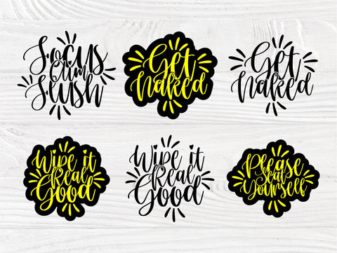 Bathroom SVG Bundle, Bathroom Signs, Svg Cut Files SVG TonisArtStudio 