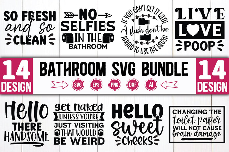 Bathroom SVG Bundle SVG Ariyan 