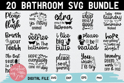 Bathroom svg bundle SVG md faruk hossain 