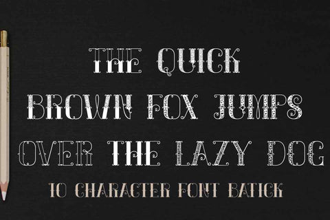 Batick font Font JH-CreativeFont 