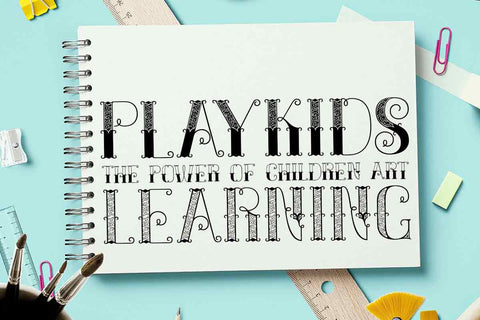 Batick font Font JH-CreativeFont 