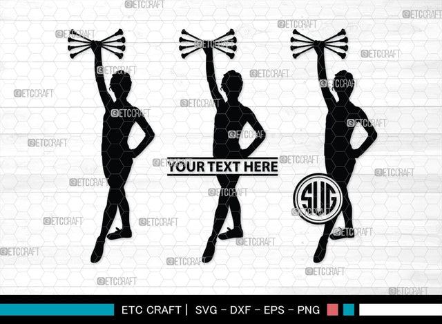 Baton Twirling Monogram, Baton Twirling Silhouette, Baton Twirling SVG, Baton Svg, Sports Svg, SB00104 SVG ETC Craft 