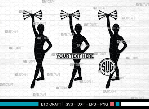 Baton Twirling Monogram, Baton Twirling Silhouette, Baton Twirling SVG, Baton Svg, Sports Svg, SB00104 SVG ETC Craft 