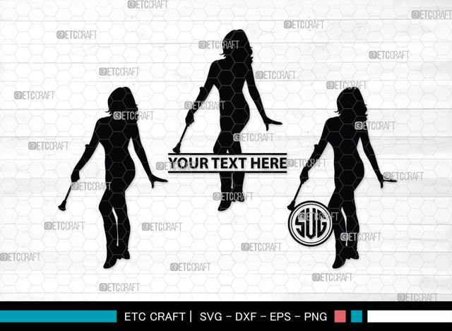 Baton Twirling Monogram, Baton Twirling Silhouette, Baton Twirling SVG, Baton Svg, Sports Svg, SB00104 SVG ETC Craft 