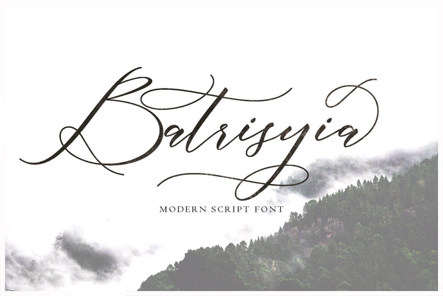 Batrisyia Script Font Fargun Studio 