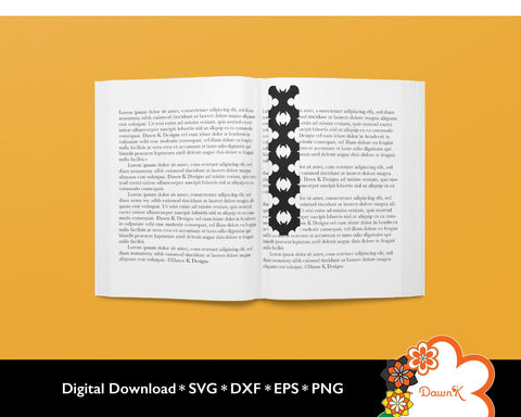 Bats Bookmark SVG | Easy to Cut SVG DawnKDesigns 