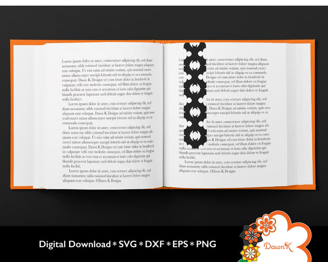 Bats Bookmark SVG | Easy to Cut SVG DawnKDesigns 