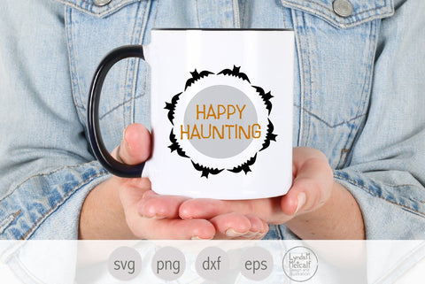 Bats Circle Frame SVG for Halloween SVG Lynda M Metcalf 