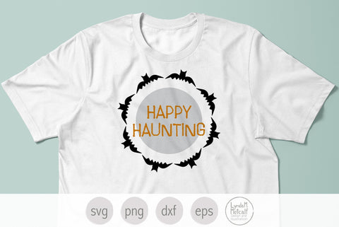 Bats Circle Frame SVG for Halloween SVG Lynda M Metcalf 