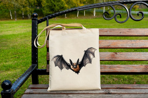 Bats Clipart Bundle, halloween watercolor Sublimation Regulrcrative 