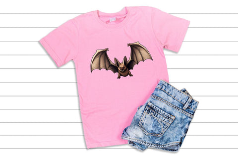 Bats Clipart Bundle, halloween watercolor Sublimation Regulrcrative 