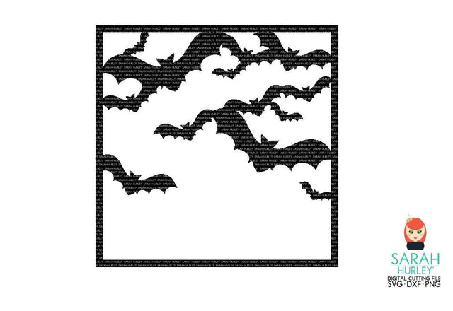 Bats Mask SVG Sarah Hurley 