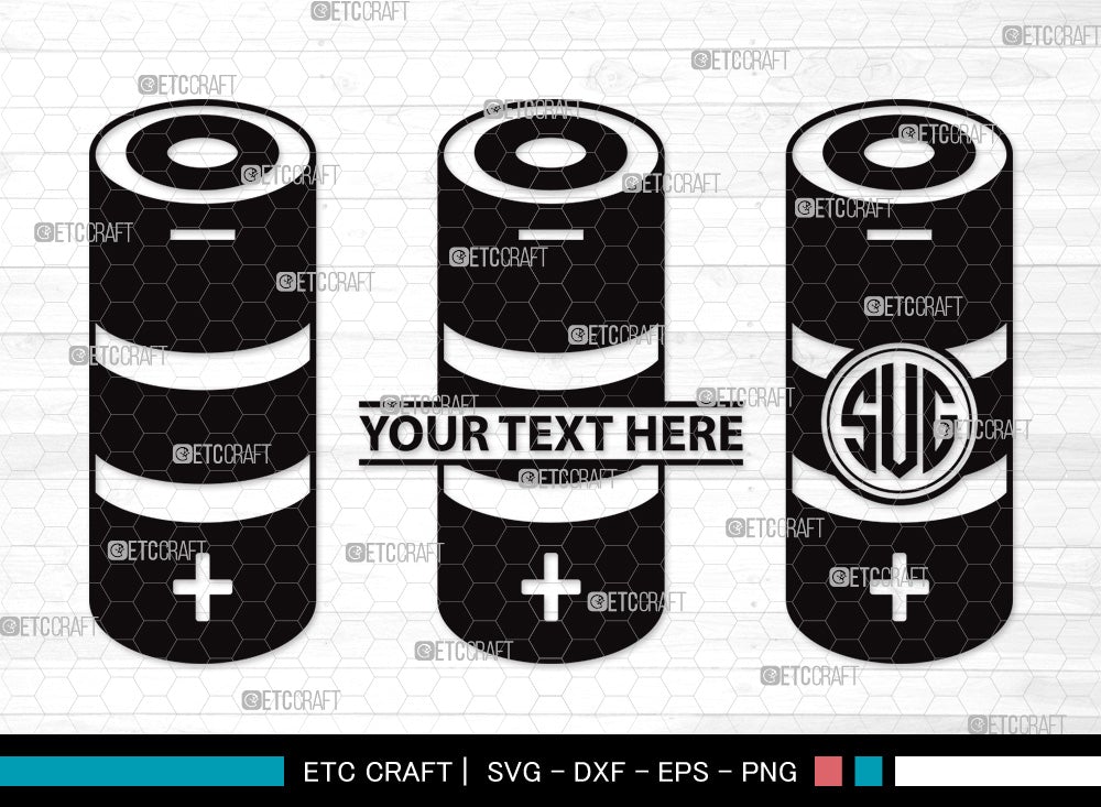 Battery Monogram SVG | Electric Battery Svg | Energy Battery Svg ...