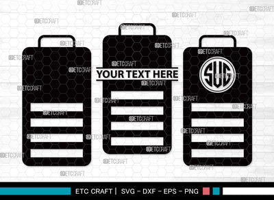Battery Monogram SVG | Low Battery Svg | Full Charge Battery Svg | Low Charge Svg | Battery Clipart SVG ETC Craft 