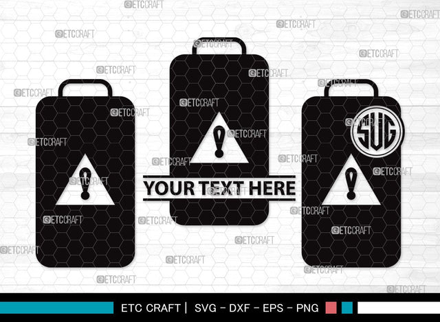 Battery Monogram SVG | Low Battery Svg | Full Charge Battery Svg | Low Charge Svg | Battery Clipart SVG ETC Craft 