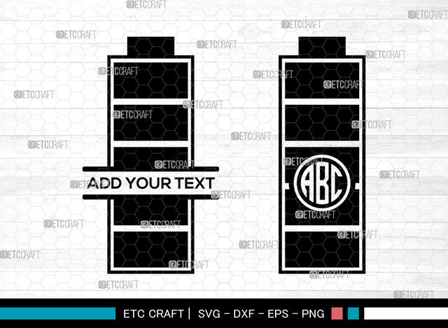 Battery Sign Monogram SVG, Circle Monogram Svg, Low Battery Svg, Batteries Svg, Full Battery Svg, Battery Icon Svg, Battery Sign SVG ETC Craft 