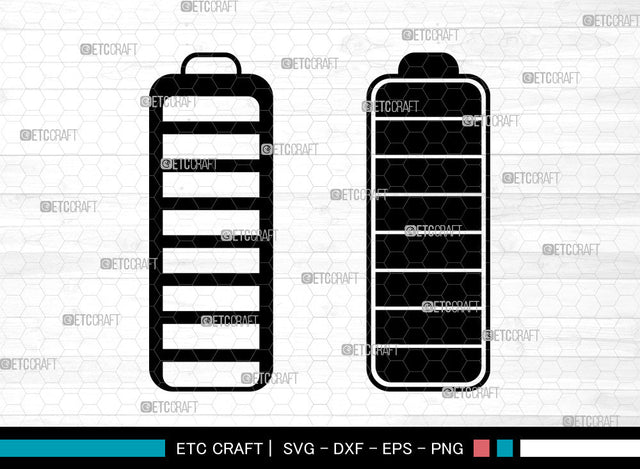 Battery Sign SVG, Low Battery Svg, Batteries Svg, Full Battery Svg, Battery Icon Svg, Battery Sign SVG ETC Craft 