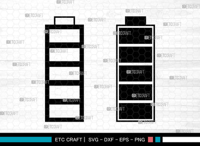 Battery Sign SVG, Low Battery Svg, Batteries Svg, Full Battery Svg, Battery Icon Svg, Battery Sign SVG ETC Craft 