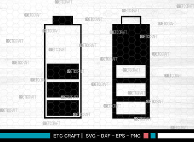 Battery Sign SVG, Low Battery Svg, Batteries Svg, Full Battery Svg, Battery Icon Svg, Battery Sign SVG ETC Craft 