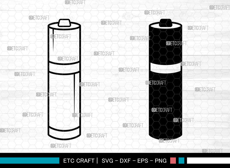 Battery SVG, Electric Battery Svg, Energy Battery Svg, Battery Size Svg, Duracell Battery Svg, Battery SVG ETC Craft 