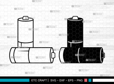 Battery SVG, Electric Battery Svg, Energy Battery Svg, Battery Size Svg, Duracell Battery Svg, Battery SVG ETC Craft 