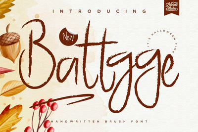 Battgge Font Letterena Studios 