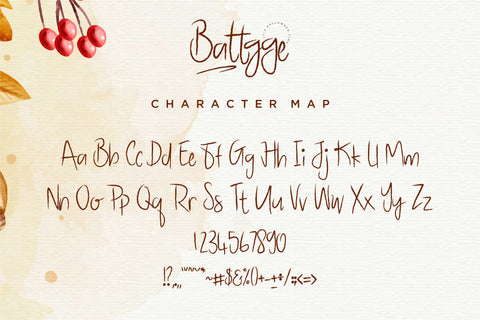 Battgge Font Letterena Studios 