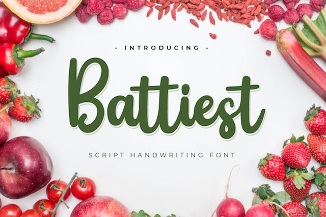 Battiest Font twinletter 