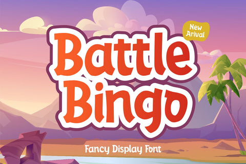 Battle Bingo Font Zeenesia Std 