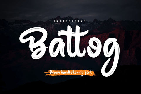 Battog Font twinletter 