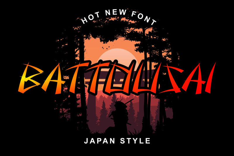 Battousai Font Andrey Design 