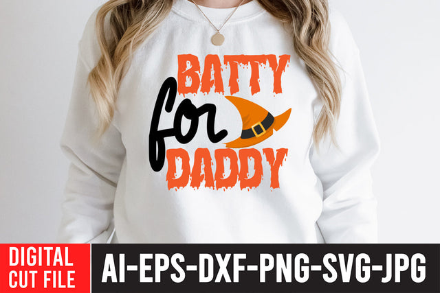 Batty For Daddy SVG Cut File SVG BlackCatsMedia 