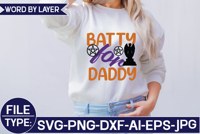 Batty for Daddy SVG Cut File SVG Studio Innate 