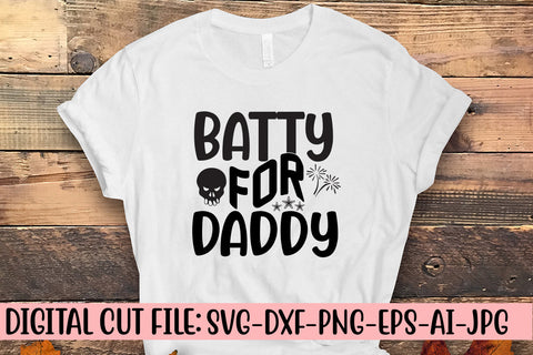 Batty For Daddy SVG Design SVG Syaman 