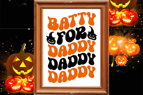 batty for daddy SVG designartist 
