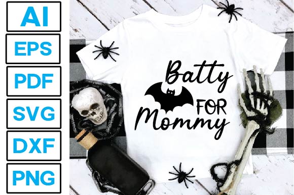 Batty for Mommy SVG Craftlabsvg24 