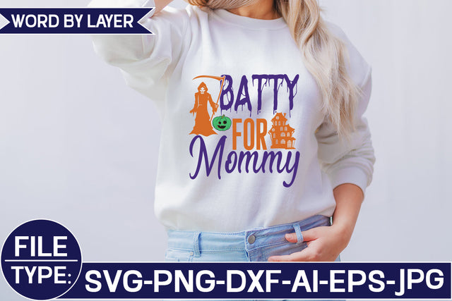 Batty for Mommy SVG Cut File SVG Studio Innate 